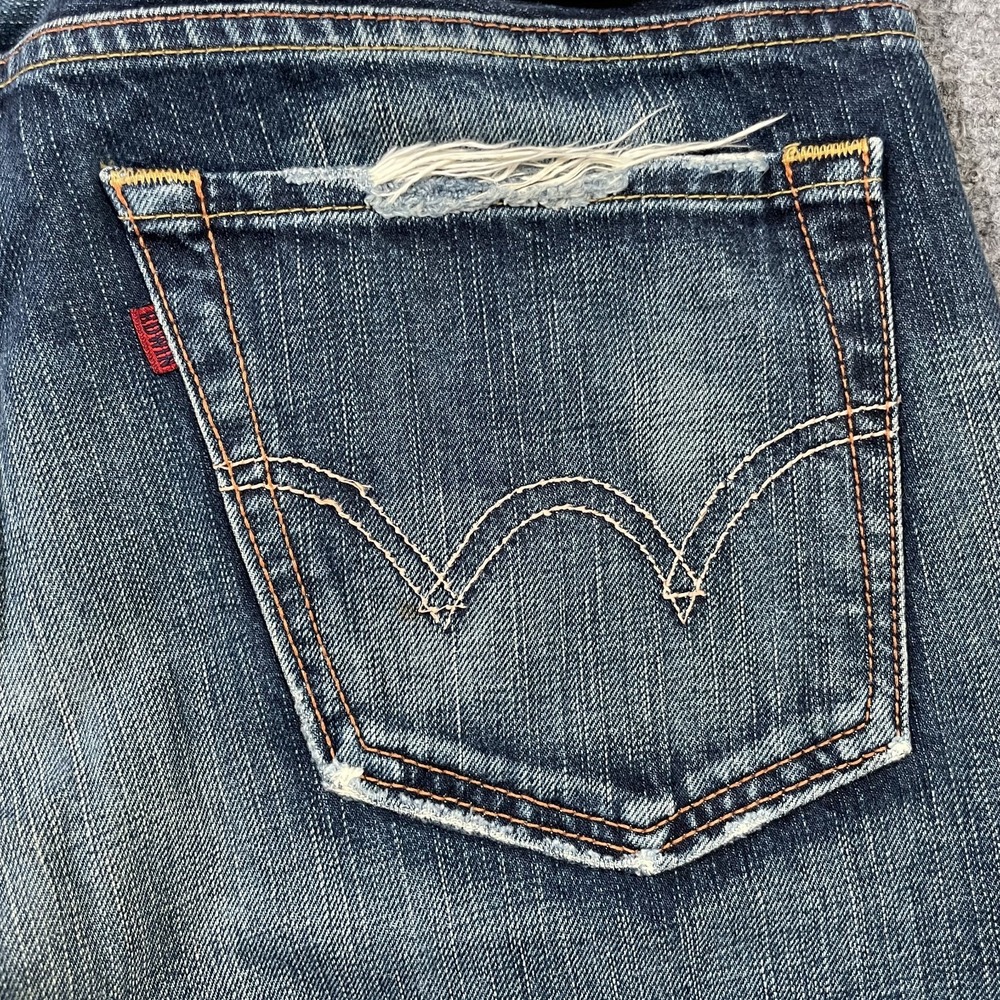 Edwin 511RV Rebel Vintage Jeans 34x33* Relaxed Fit Japanese Raw Denim Distressed - Picture 12 of 16